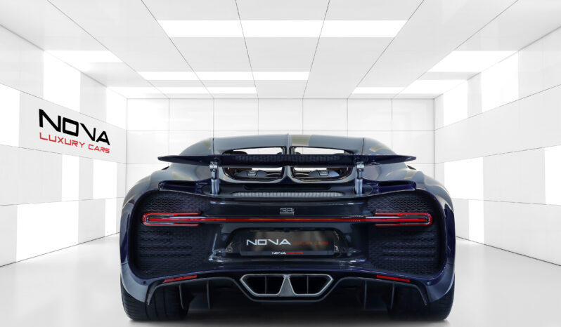 Bugatti Chiron Exposed Blue Carbon Body full