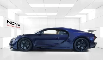 Bugatti Chiron Exposed Blue Carbon Body full